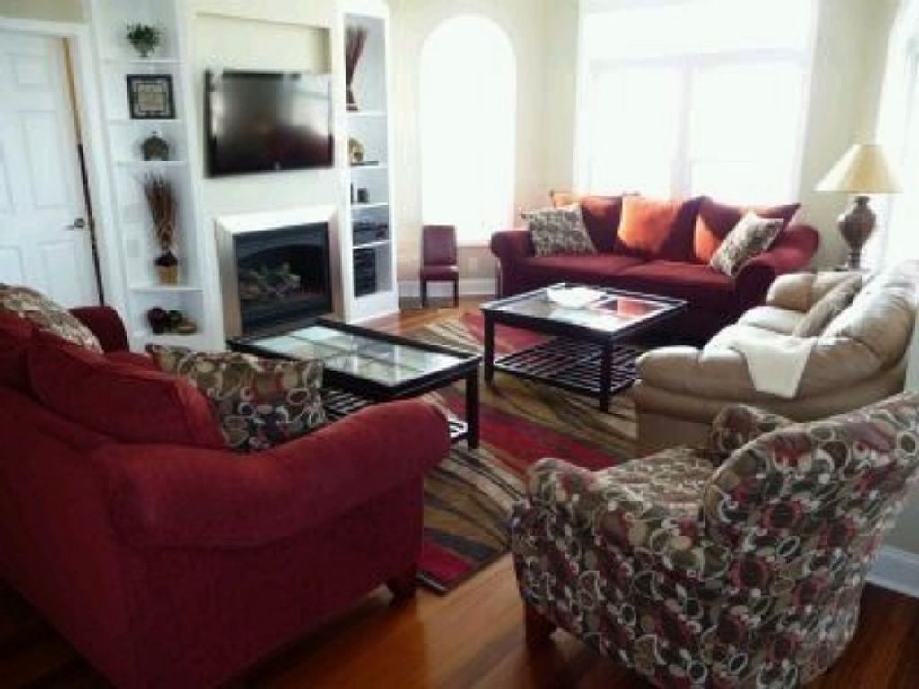 Living Room - 2 Queen Sleeper Sofas, Fireplace, 4K HD Smart TV, Xbox 360, BluRay DVD, and VCR